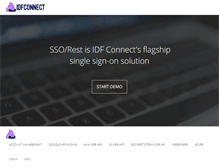 Tablet Screenshot of idfconnect.net
